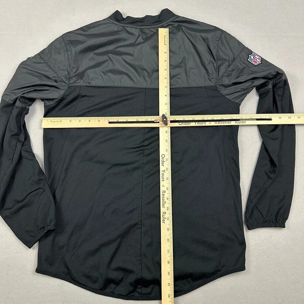 Carolina Panthers Jacket Men Medium Black Nike On Field Windbreaker NFL M